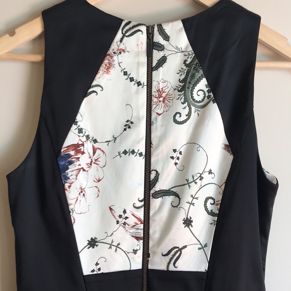 Cue | Black/White/Floral Dress | Size 10 - Picture 5 of 9